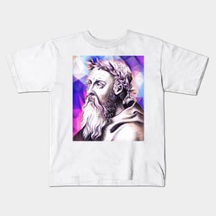 Heraclitus Pink Portrait | Heraclitus Artwork 7 Kids T-Shirt